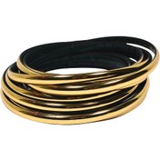 Resim Gold Altın Yapışkanlı Nikelaj Tampon Panjur Şeridi 9 Mm 5 Metre 