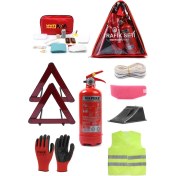 Resim KKDAVM Üçgen Trafik Ve Ilk Yardım Seti Ekonomik - Tüvtürk Uyumlu Tüp 4 Yıl Garantili 2023 Üretim 2027 Son 