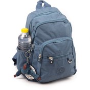 Resim Küçük Boy Krinkıl Çok Gözlü Günlük Kadın Sırt Çantası Mavi 8318 