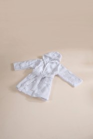 Resim My Cloudy Sky %100 Pamuk Çocuk Bornoz Gri - Gri / 6/7 Yaş 