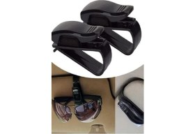 Resim Araba Oto Güneşliğe Takılan Mandallı Güneş Gözlük Tutacağı Klips 