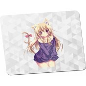 Resim Panorama Ajans Mini Elbise Kedi Kız Anime Cat Girl Güzel Mouse Pad 