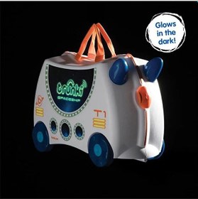 Resim Trunki Tekerlekli Binilebilir Çocuk Bavulu - SAKS 