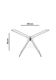 Resim Perilla Uzay Sepetli Çamaşır Askısı Çamaşır Kurutmalık Kmu17004 Gri 