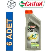 Resim Castrol GTX Ultraclean 10W-40 A3/B4 Motor Yağı 6 x 1 L 
