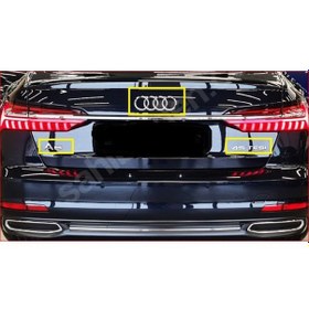Resim Audi A6 Ve 45 Tfsı Krom Bagaj Yazısı Ve Bagaj Arması Seti 3'lü Paket 