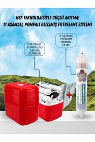 Resim Aqua NSF Teknolojili 11 Aşamalı Pompalı Profesyonel Su Arıtma Cihazı 