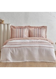 Resim Karaca Home Keira Somon Çift Kişilik Pike Takımlı Summer Set Somon 