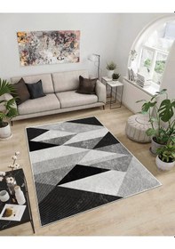 Resim Dijidekor Işıltı Koleksiyonu Model108 Süngerli Dijital Baskılı Saçaksız Mutfak Halısı Yolluk 