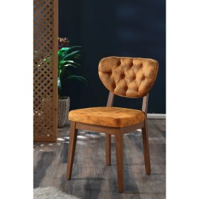 Resim My Massa Boston Sandalye - Ahşap Ceviz Ayaklı 