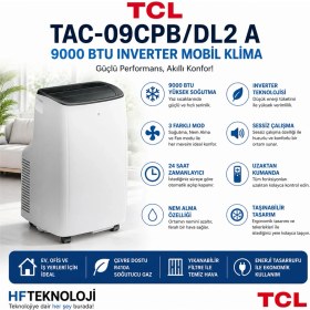 Resim Tcl Tac-2 A 9000 Btu Inverter Mobil Klima 