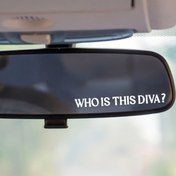 Resim Eğlenceli "Bu Diva Kimdir?" Makyaj Aynası Stickeri - Kendinden Yapışkanlı Vinil Decal Araba Arka Görüş Aynası, Pencereler, Kapılar, Duvarlar ve Dizüstü Bilgisayarlar için - Parlak Bitiş, Tek Kullanımlık, Ev Hayatı Dekoru, Araba Aksesuarı | Eğlenceli Metin Dekoru | Parlak Bitiş Stickeri, Araba Süsleri 