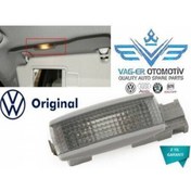 Resim Genel Markalar Vw Polo 2006-2009 Uyumlu Gri Güneşlik Makyaj Lambası Sağ 3b0947109 