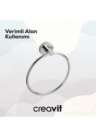 Resim Creavit DR27005 Drop Yuvarlak Havluluk Krom 