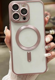 Resim Musal Iphone 11 Pro Kılıf Magsafe Köşeleri Renkli Lüx Şeffaf Kamera Lens Korumalı 