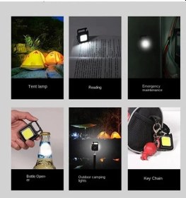 Resim F.20a Mıknatıslı Kamp Feneri El Feneri 800 Lümen 30 Cob Diğer 