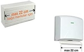 Resim Vialli Z Katlı Kağıt Havlu Dispenseri Max 22 Cm 200 Ad Beyaz K2 