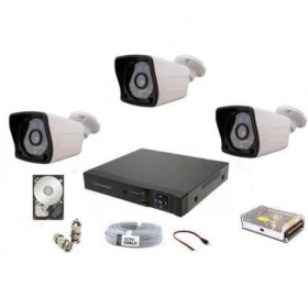 Resim Area 2mp 1080P Full Hd Ahd 3 Kameralı Güvenlik Seti 320 GB HDD Dahil 