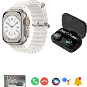 Resim BYRTECH Watch Ultra 2 T10 Ultra 2 Akıllı Saat + Powerbank Kutulu Earbuds M10 Bluetooth Kulaklık İkili Paket 