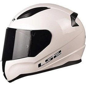 Resim Ls2 Rapid 2 Şeffaf + Siyah Vizörlü Motosiklet Kaskı Beyaz 