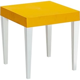 Resim Junior Kare Ergonomik Konforlu Anaokulu Kreş Çocuk Masası - Sarı 