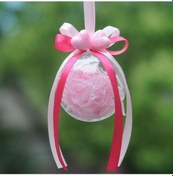 Resim Homyl 10 Adet Temizle Plastik Top Dıy Yılbaşı Ağacı Asılı 50mm 