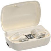 Resim Ear Clip Bluetooth-compatible Headset Wireless Headphone Touch Control Sports Earphone - Skin Color 