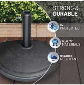 Resim Us Weight Fubhfb Şemsiye Tabanı, Siyah Abanoz 