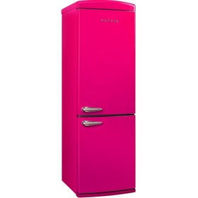 Resim VESTEL RETRO NFK37011 PEMBE 330 Lt No-Frost Buzdolabı 