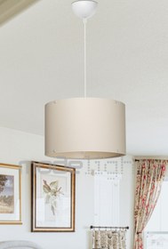 Resim Modelight Arel Yatak Odası Set - Krem Sarkıt 2 Krom Abajur Salon-oturma Odası-çocuk Odası-yemek Odası 