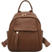 Resim Agoodshop Rahat Küçük Sırt Çantası - Modern Pu Okul Ve Seyahat Çantası 40g Geo Black 