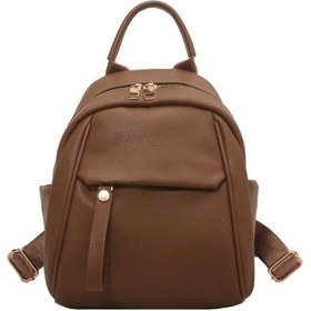 Resim Agoodshop Rahat Küçük Sırt Çantası - Modern Pu Okul Ve Seyahat Çantası 40g Geo Black 