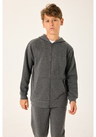 Resim Rolypoly Erkek Çocuk Gri Sweatshirt Gri 