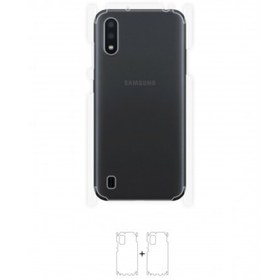 Resim Galaxy A01 Arka Yan Koruyucu Darbe Emici Poliüretan Film Amerika Üretimi 