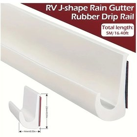 Resim Hightower Rv Su Yönlendirme Şeridi 5m/16.4ft - Su Geçirmez, Paslanmaz, Verimli Su Tahliye 