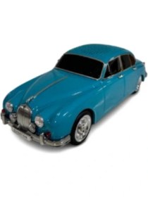 Resim Mavi Retro Minibüs Tasarımlı Bluetooth Hoparlör, Tf Kart, USB ve Fm Desteği 