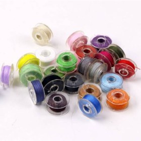 Resim Singer - Pfaff Dikiş Mak.Masurası ve 20 Adet Renkli İplik 