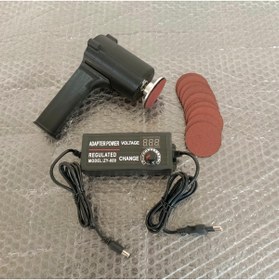 Resim İLGİNÇ ÜRÜNLER MARKETİ EL ZIMPARA MAKİNESİ YÜZEY ZIMPARA RESTORASYON HOBİ ALÇI TAŞ TOZU MOBİLYA BOYA HAZIRLIK 50mm cırtlı 