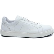 Resim Greyder 64703l Beyaz Erkek Hakiki Deri Sneaker 