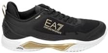 Resim EA7 Emporio Armani Unisex Sneaker, Siyah, Altın, Beyaz, 7.5 Beden 