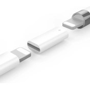 Resim Livx Apple Pencil Lightning To Lightning Adaptörü Şarj Aparatı Beyaz Ltl-01 