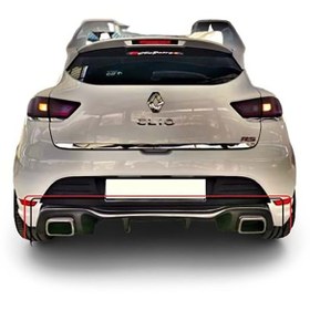 Resim Renault Clio 4 Rs Egzos Uçlu Piona Black Difüzör 2012 - 2016 N11.11670 