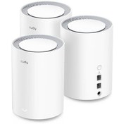 Resim CUDY M1800 AX1800 Dual Band EV Ofis Tipi Mesh Router 3-lü paket 