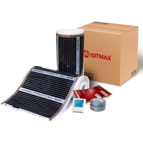 Resim ISITMAX Ayna Arkası Buhar Önleme Elektrikli Karbon Film Isıtıcı 175cmx100cm 