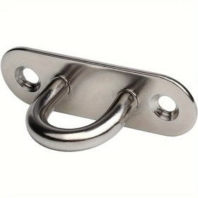 Resim 12 Parça Set - 4 Paslanmaz Çelik Kanca ve 8 M5 Montaj Vidası, Gözli Pul ile Birlikte, Deniz Ekipmanları, Ağır Tavan ve Duvar Kancaları İçin Uygun 