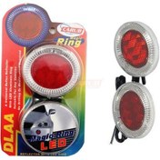 Resim Carub Reflektör Lamba Ledli Kırmızı-Mavi Angel Işıklı 