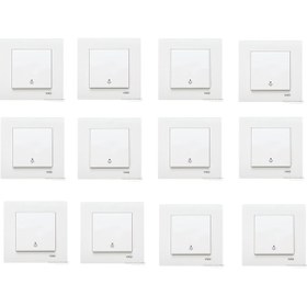 Resim Viko Karre Beyaz Light 12'li Paket 