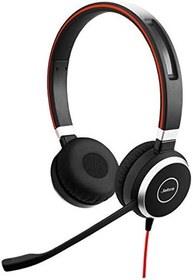 Resim Jabra Evolve 40 MS Stereo Kulaklık - Microsoft Teams Sertifikalı Kulaklık, VoIP Softphone için, Pasif Gürültü Önleme Özellikli - USB-C Kablosu, Siyah, 5706991021547 