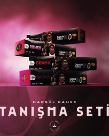 Resim Anisah Coffee Kapsül Kahve Seti 40 Adet Bolivar Genoa Romeo ve Extra Aroma 