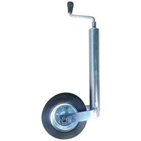 Resim Römork / Karavan 48 Mm 150 Kg Kapasiteli Ön Destek Tekerleği Kelepçesiz Özyer Metal 